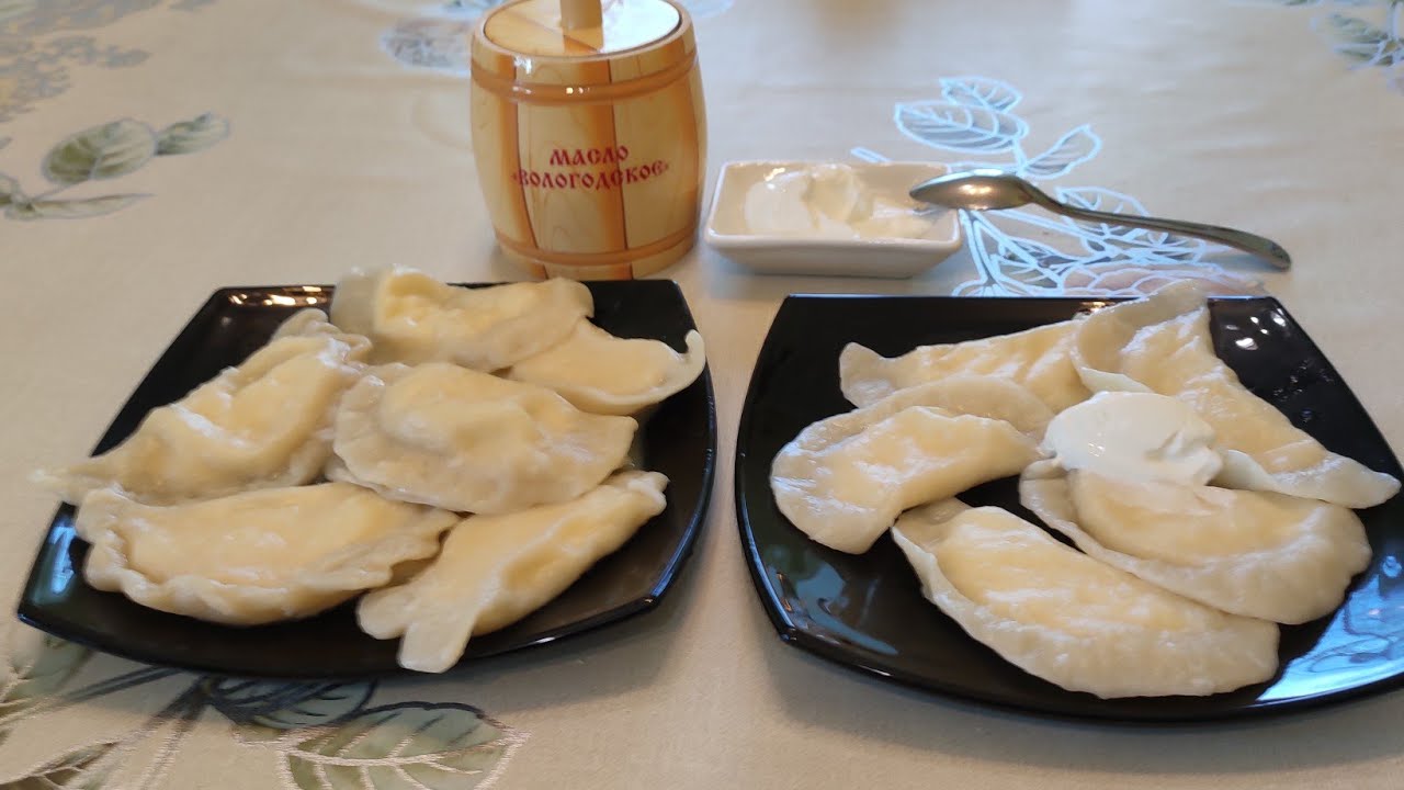 Домашние вареники с творогом! Тесто супер!