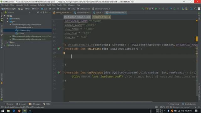 Android Tutorial (Kotlin) - 30 - SQLite Database Creation and Insertion смотреть онлайн