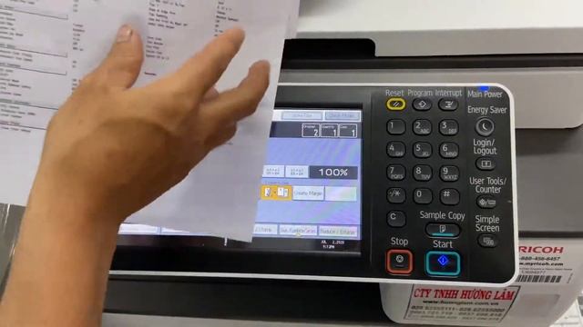 Hướng dẫn sử dụng máy phorocopy Ricoh MP 3554 смотреть онлайн