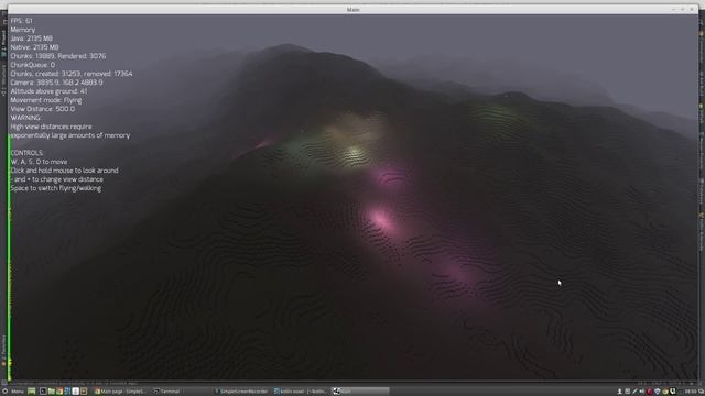 Voxel Engine (Minecraft-like) demo, written in Kotlin смотреть онлайн
