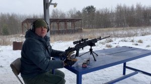 Стреляем из ВПО-213-25 с гладким стволом и насадкой парадокс