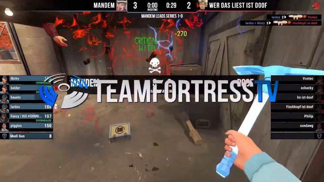 ETF2L Autumn 2023 (S46) Premiership Week 3: MANDEM Vs. Wer Das Liest Ist Doof