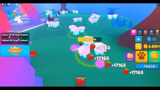 НОВАЯ ЗОНА И ПИТОМЦЫ СИМУЛЯТОР РОЯ ДОМАШНИХ ЖИВОТНЫХ РОБЛОКС! Pet Swarm Simulator ROBLOX смотреть онлайн