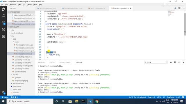 Angular 9 Tutorial - 6 - Interpolation | Configure Interpolation Syntax смотреть онлайн