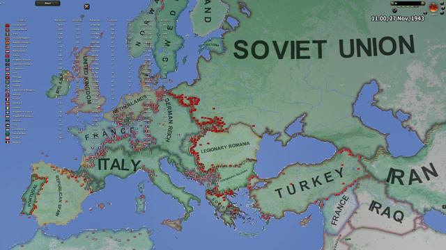 [Hoi4] Magna Europa and Google map Timelapse (80 subscriber special) смотреть онлайн