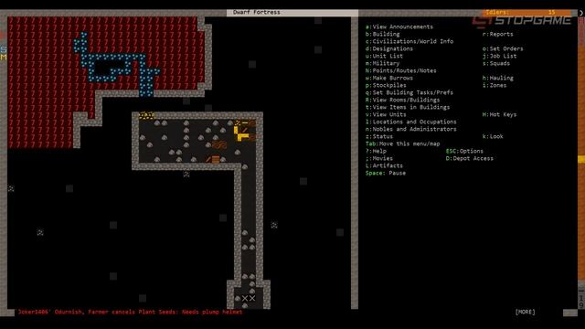 Dwarf Fortress. Роем адамантин!