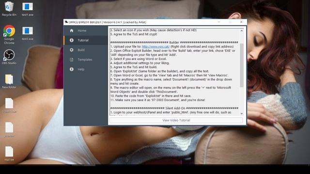 Office Exploit Builder Cracked [NEW BOTNET REVIEW] смотреть онлайн