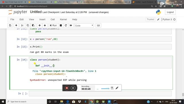 Python from beginning - 9 (Inheritance) смотреть онлайн
