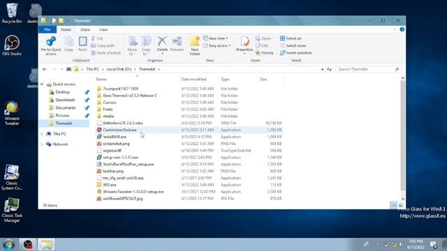 BEST WINDOWS 7 THEME FOR WINDOWS 10 / ALMOST 1:1 / ULTIMATE THEMING GUIDE / AERO GLASS EVEN ON 21H2 смотреть онлайн