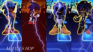 Battle Monster Sonic Exe Vs Sonic Exe Vs Sonic Exe Vs Sonic Exe |  Tiles Hop EDM Rust