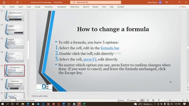 Advanced Excel Functions and Formulas смотреть онлайн