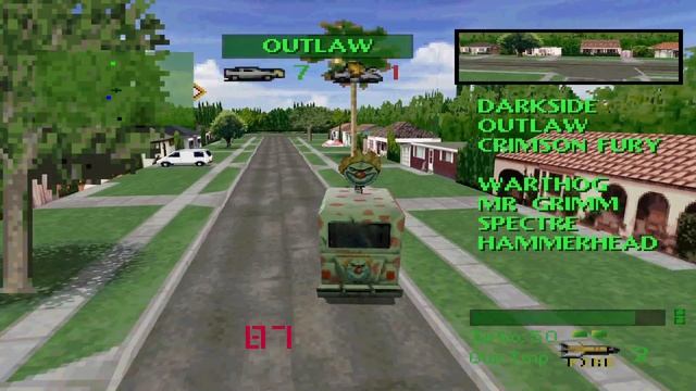Twisted Metal PS1 | Sweet Tooth Gameplay Walkthrough | Playstation смотреть онлайн