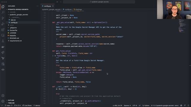 Settings management with Pydantic and Google Secret Manager смотреть онлайн