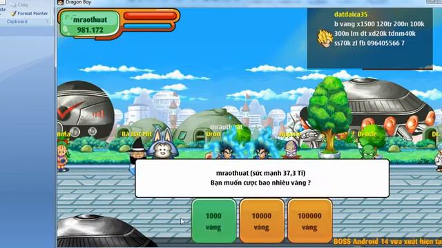 ngọc rồng online mraothuat đã trở lại kèm theo nik giá hs(part2) смотреть онлайн