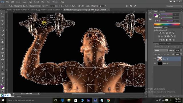 Telugu Photoshop Tutorials | Photoshop Classes in Telugu - Class - 5 | ? | Free Transform? смотреть онлайн