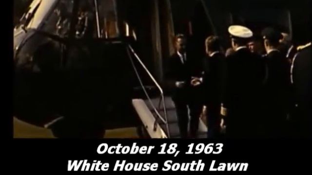 October 18, 1963 - President John F. Kennedy greets Mokhtar Ould Daddah, President of Mauritania смотреть онлайн