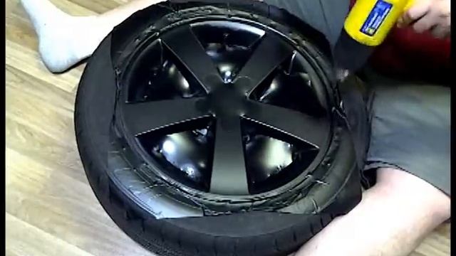 DIY: Wrapping Rims in Matte Black Vinyl смотреть онлайн