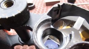 Юстировка Бинокля "БПЦ4 8х30 КОМЗ ОЛИМПИАДА 80 СССР".