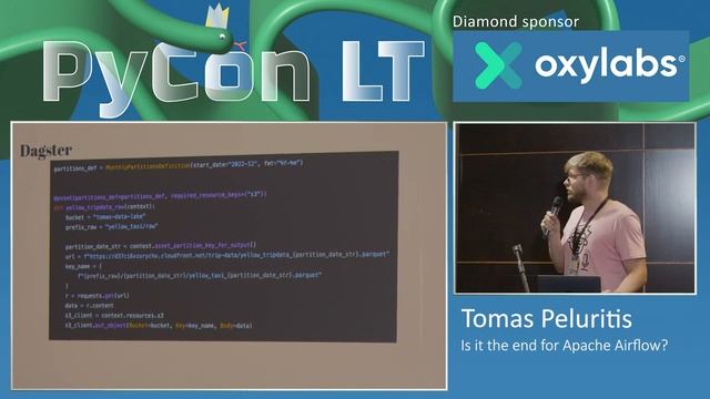 Tomas Peluritis Is it the end for Apache Airflow PyCon 2023 смотреть онлайн