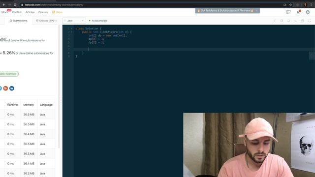 LeetCode 70 | Climbing Stairs | Dynamic Programming Solution Explained (Java) смотреть онлайн