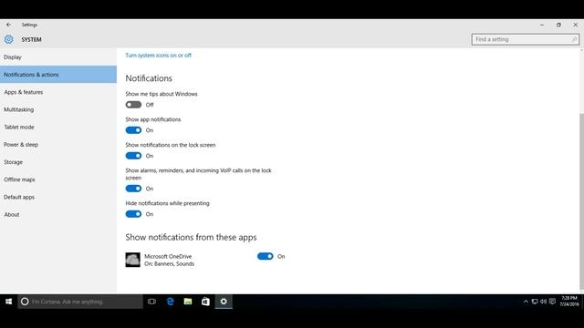6. Персонализация Центр действий в Windows 10 смотреть онлайн