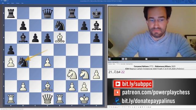 Caruana-Nakamura | Semi-final game 3 Magnus Carlsen Invitational смотреть онлайн