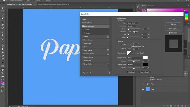 How to Create Paper Cut Out Text in Adobe Photoshop CC 2018 | Storm Brain смотреть онлайн
