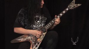 Eric Peterson of Testament "Hunter V" Signature Dean Guitar