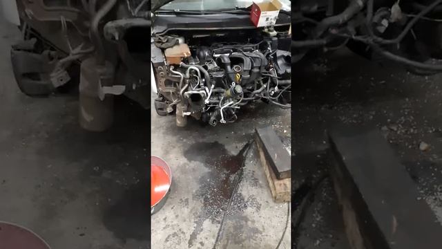 Замена двигателя Ford Focus 2 1.6.Двигатель HWDA.