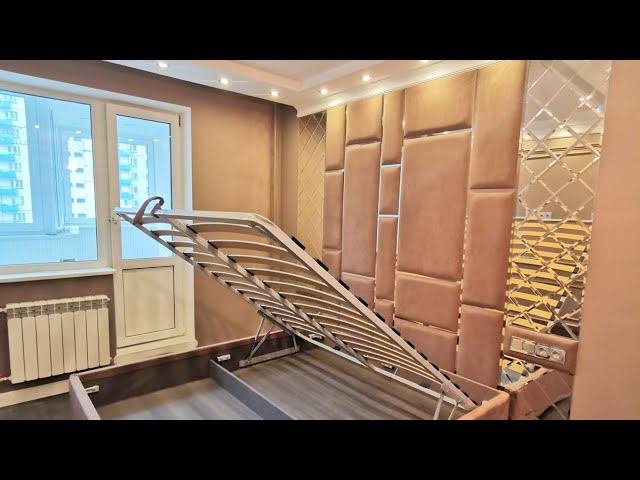 Зеркала, мягкие стеновые панели, хромированный профиль смотреть онлайн
