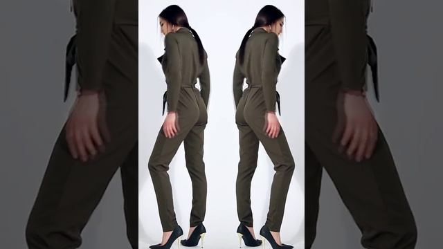 Повседневный комбинезон на молнии смотреть онлайн