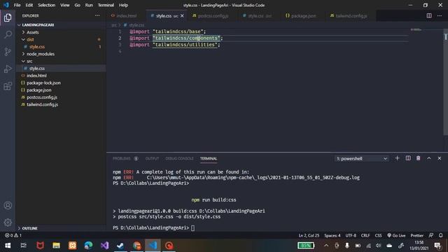 Cara Build Tailwind v2.0 Menggunakan PostCSS смотреть онлайн