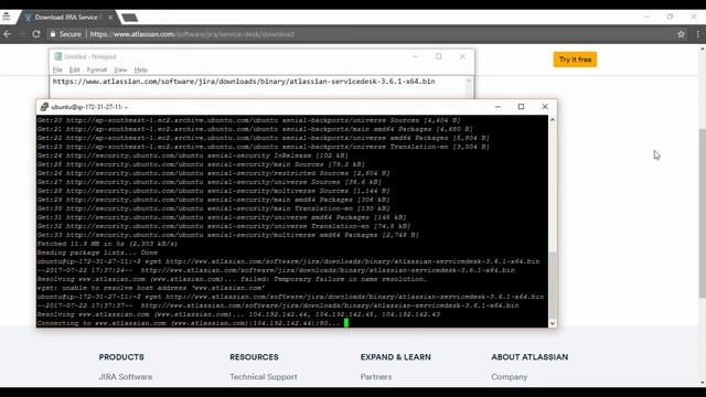 Installation of JIRA Service Desk on Linux смотреть онлайн