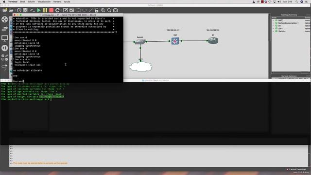 Automatizar Redes Cisco Con Python y GNS3, Data Types y Loops Video 7 смотреть онлайн