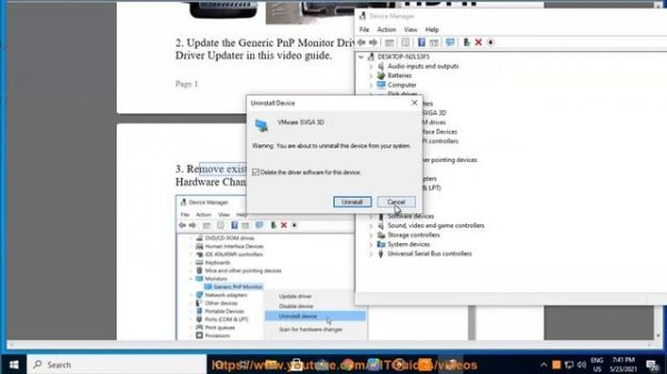 Fix Generic PnP Monitor Driver Error in Windows 10