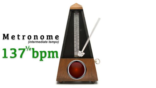 Metronome 137.5 bpm 🎼 смотреть онлайн
