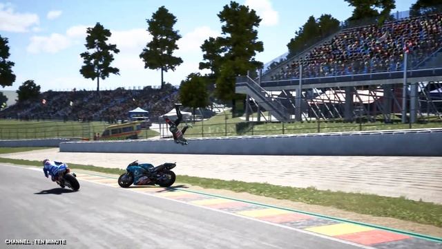 MotoGP 20 Mod Crash Compilation | Ten Minute #144 смотреть онлайн
