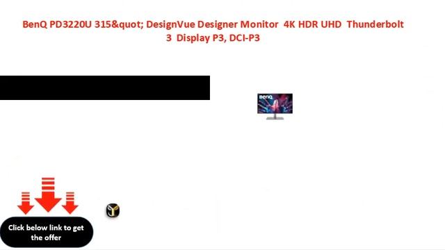 BenQ PD3220U 315" DesignVue Designer Monitor 4K HDR UHD Thunderbolt 3 Display P3, DCI P3 смотреть онлайн