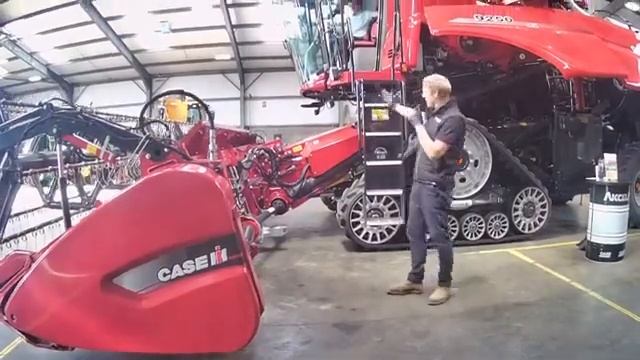 Sharmans Case IH 9250 Combine Facebook Live