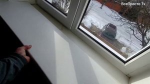Замена подоконника без демонтажа старого. #замена