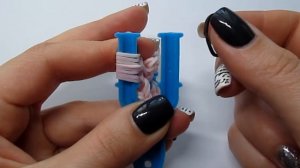РОЗОЧКА ТРОЛЛЬ из резинок на рогатке