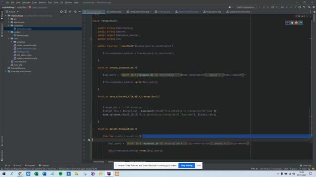 PHP | OOP | Beginners | Accounting App | Part 5 | Delete Transaction смотреть онлайн