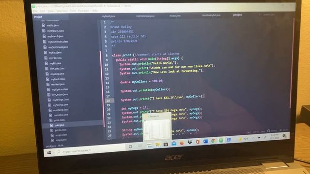 How to edit, save, compile and running code in Java смотреть онлайн