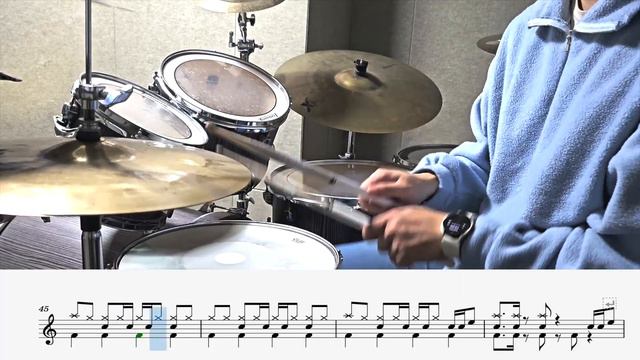 Discord(디스코드) - qwer (드럼 커버)&드럼 악보 смотреть онлайн