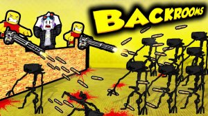 СМОГУ Я ОСТАНОВИТЬ АРМИЮ МОНСТРОВ БЕКРУМС???! ROBLOX Backroom Tower Defense