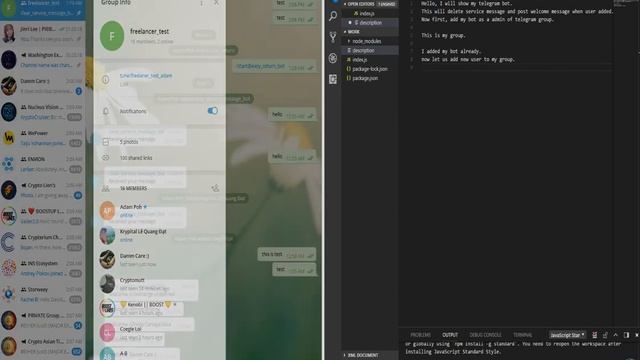 delete service message bot telegram смотреть онлайн