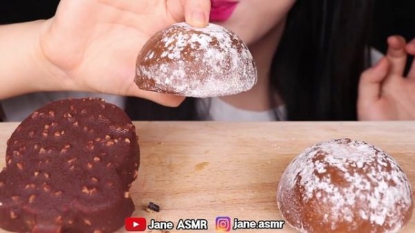 ASMR CHOCOLATE WAFFLE ICE CREAM, DARK CHOCOLATE SNACK, CHOCOLATE ICE CREAM 초코 아이스크림 먹방 JANE ASMR 제인