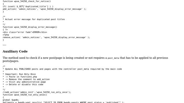Wordpress: Disallow Same Post Title (2 Solutions!!) смотреть онлайн