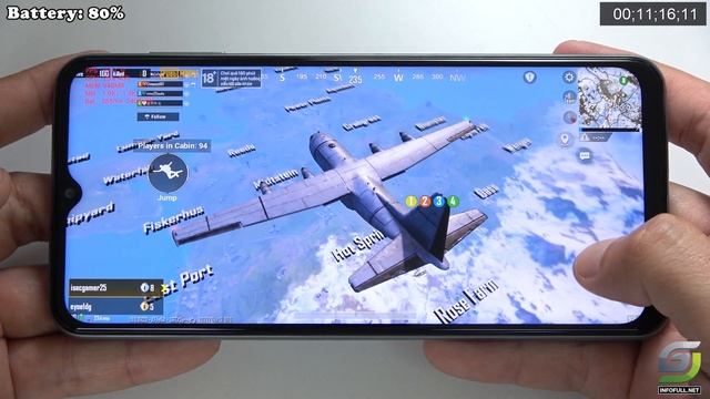 Samsung Galaxy M33 5G test game PUBG Mobile смотреть онлайн