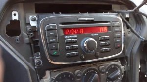 Снятие магнитофона на Форд Мондео 4 поколения